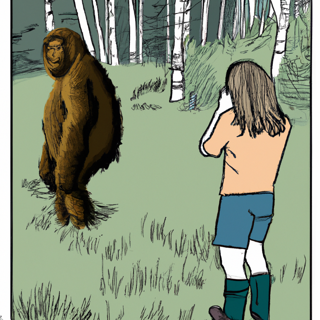 Unbelievable Encounter: Young Bigfoot Spotted Investigating Campsite at the 400 - Sasquatch Chronicles